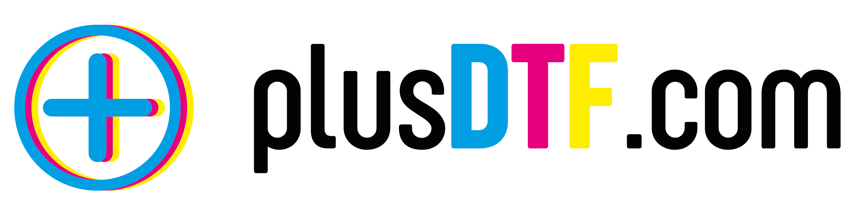 Logotipo Principal_Horizontal_PlusDTF_Sevilla_DTF_Textil_DTF por metros Sevilla